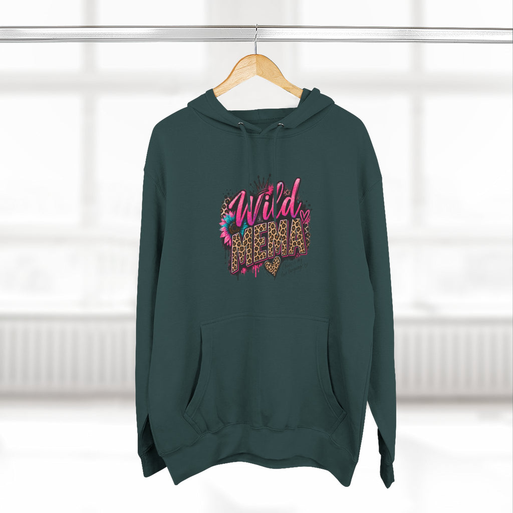 Wild Heart MEMA Leopard Print Hoodie — Women’s Trendy Graphic Pullover