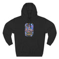 Pisces Zodiac Devon Rex Cat Hoodie — Mystical Watercolor Fish Astrology Pullover