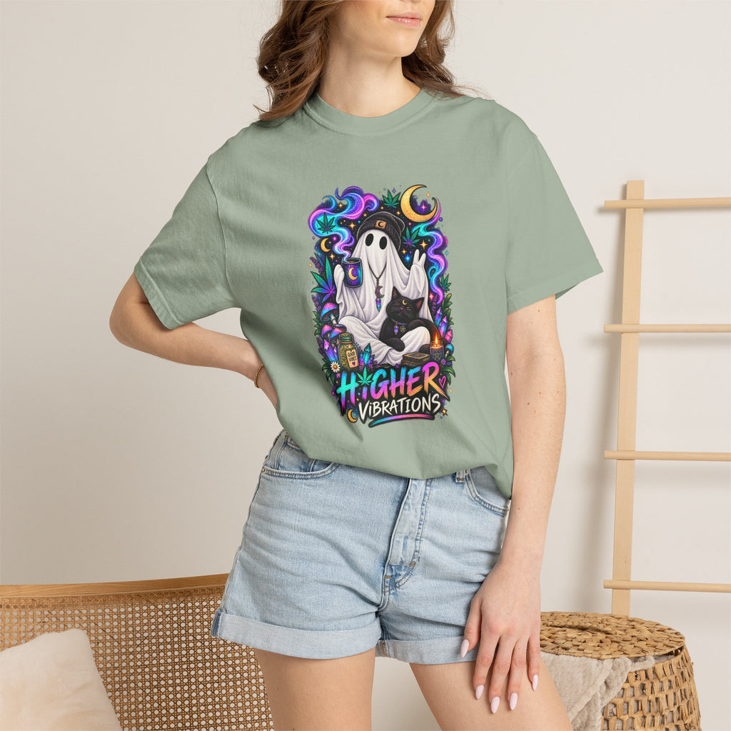 Higher Vibrations Ghost Graphic T-Shirt
