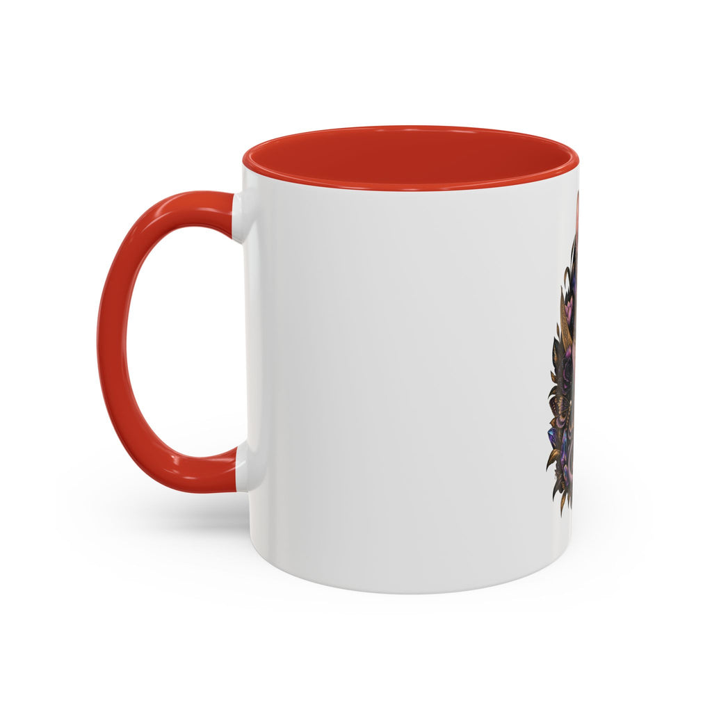 Mystic Sphynx Cat Coffee Mug — Magical Moon & Floral Accent (11/15 oz)