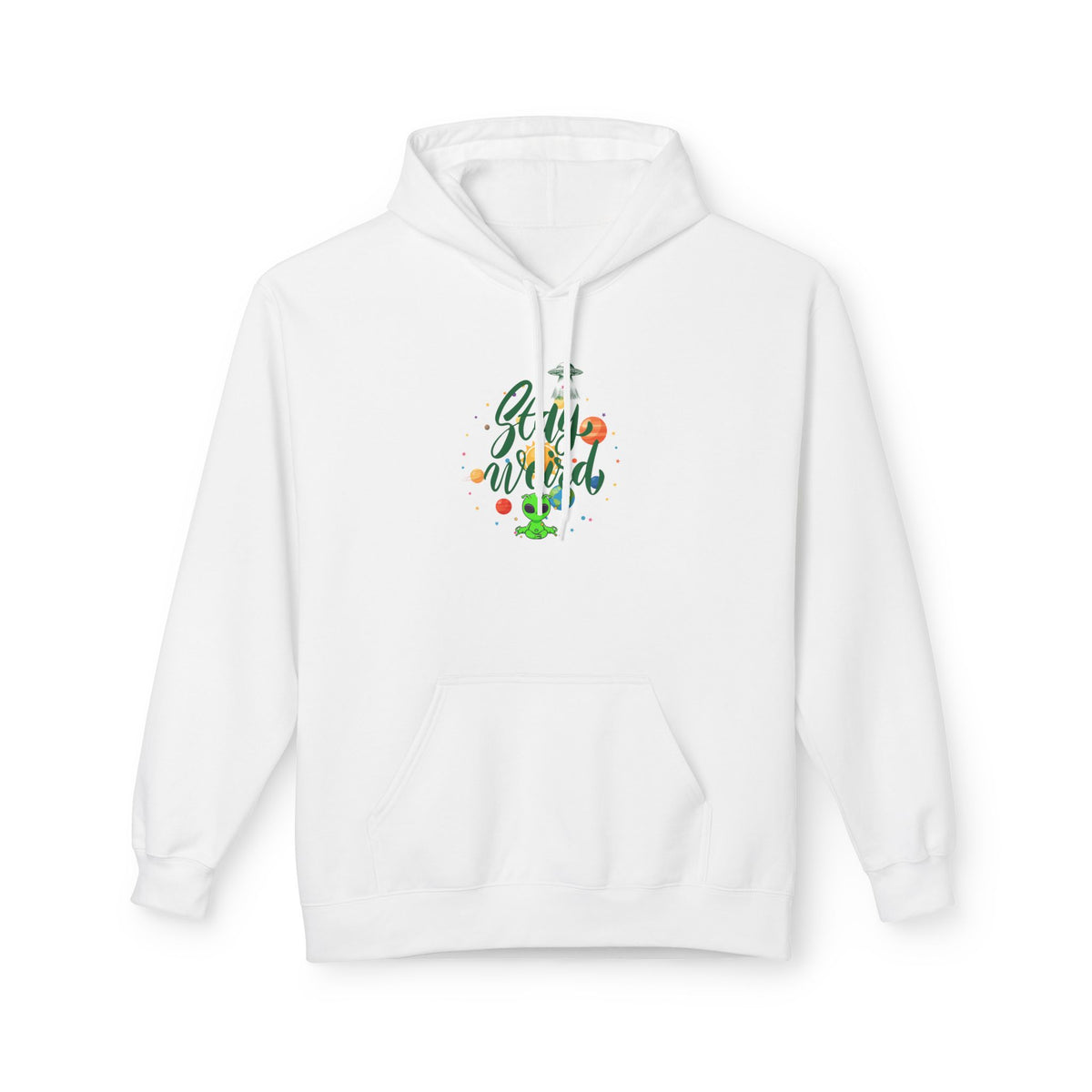 Stay weird Classic Alien Hoodie