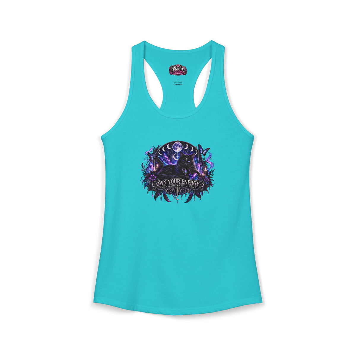 Own your Energy Majestic Black Cat Tank