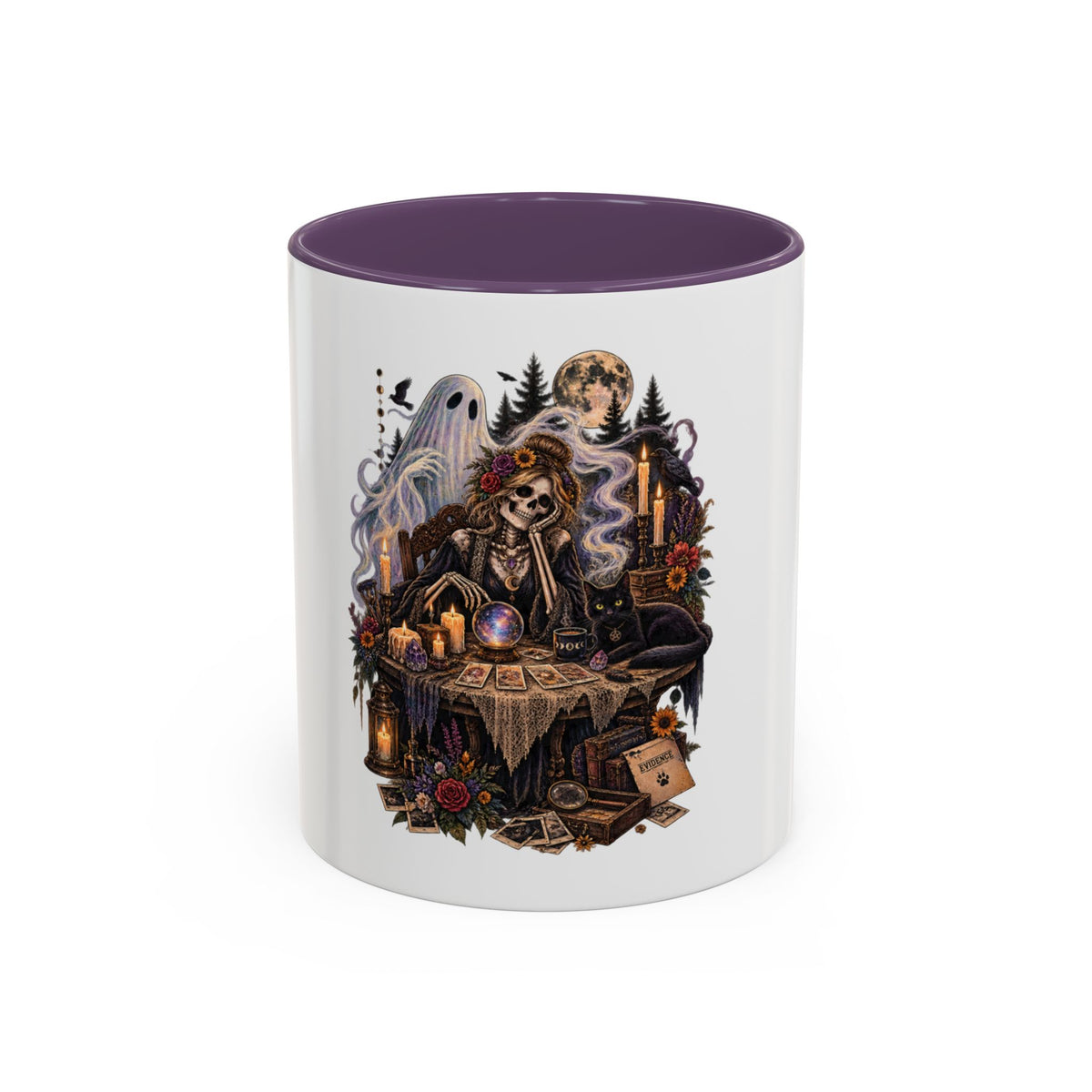 Witchy Halloween Coffee Mug – Spooky Seance Accent Mug (11/15oz)