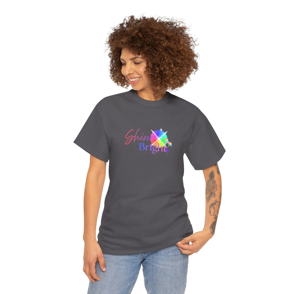 Shine Bright Pastel Graphic Tee