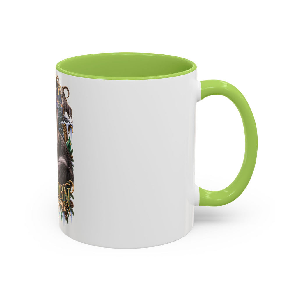 Capricorn Norwegian Forest Zodiac Cat Accent Coffee Mug – Astrology Cat Gift (11/15 oz)