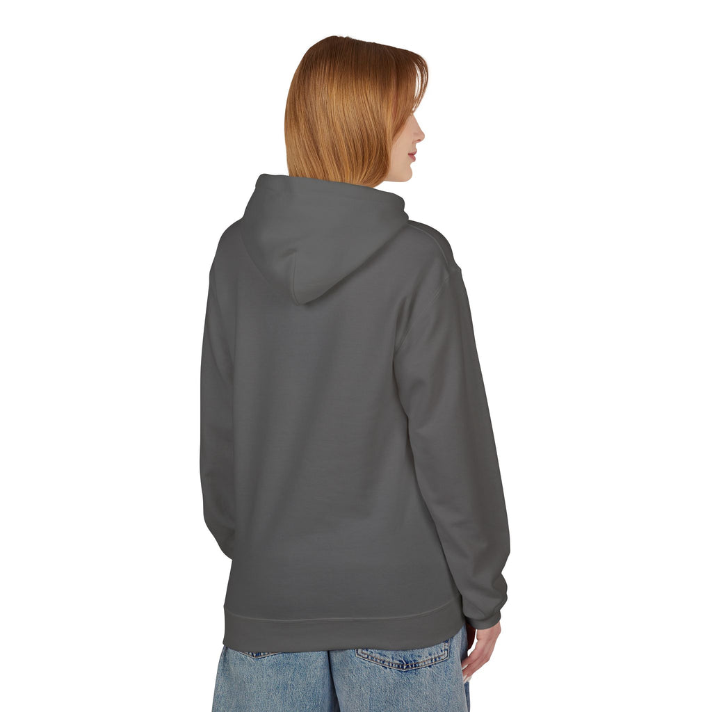Glow Different Hoodie — Pastel Brush Script Inspirational Pullover