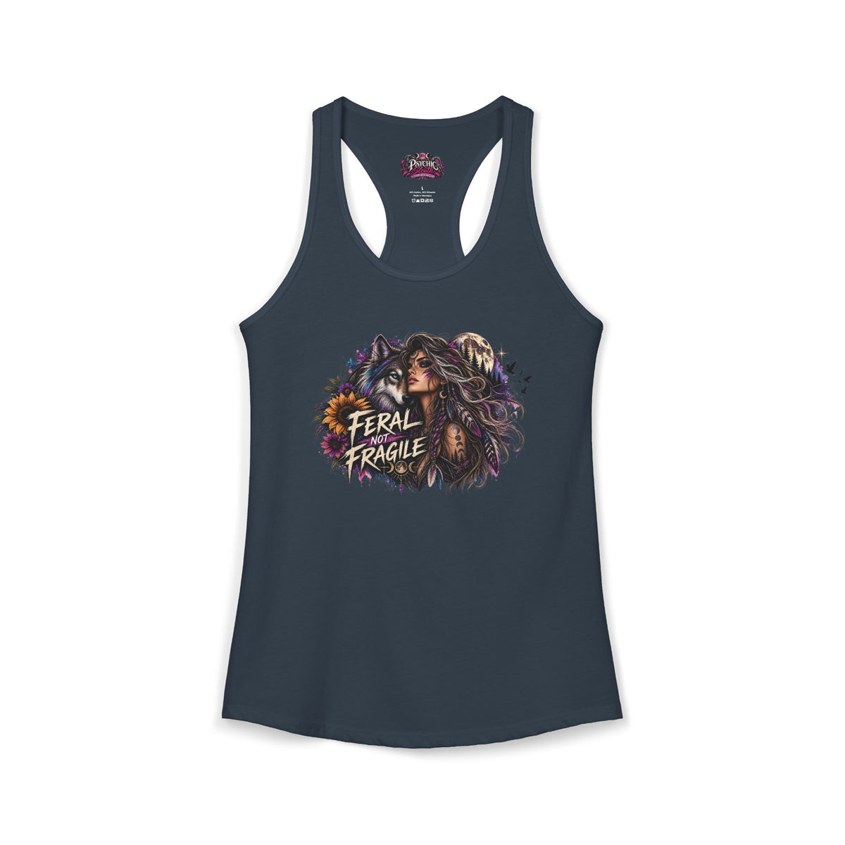 Feral Not Fragile Native Woman Wolf Edition
