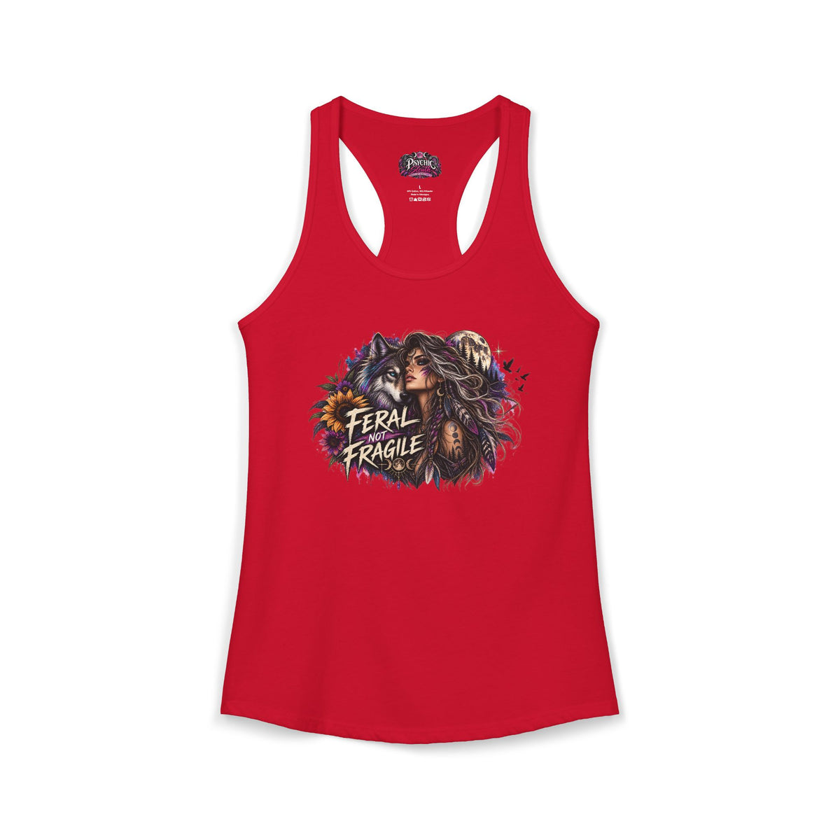 Feral Not Fragile Native Woman Wolf Edition