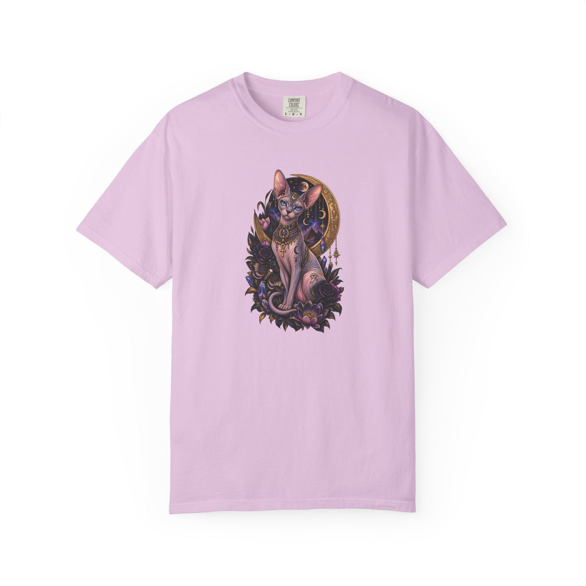 Egyptian Sphynx Moon cat Graphic T-Shirt