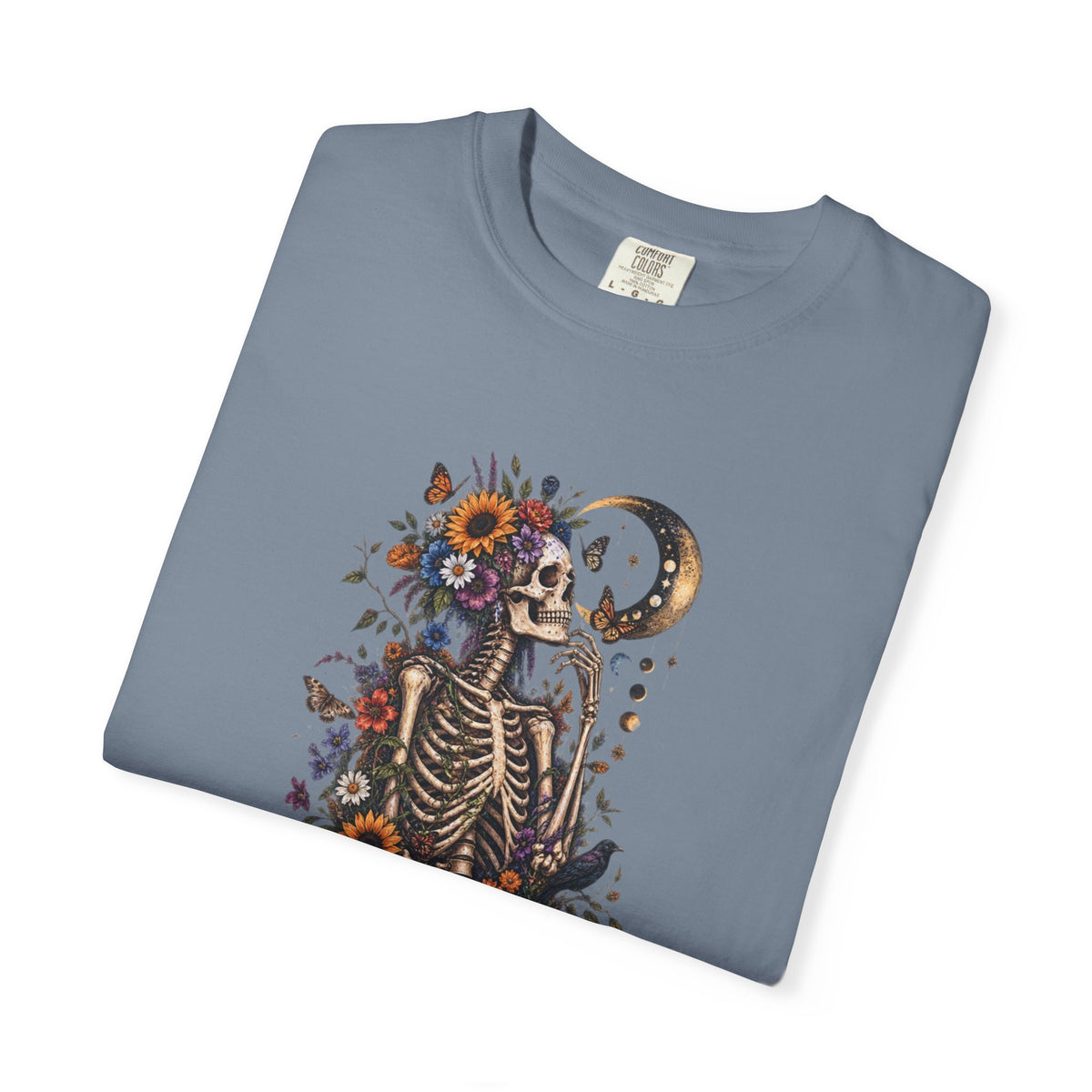 Floral Skeleton T-Shirt — Gothic Floral