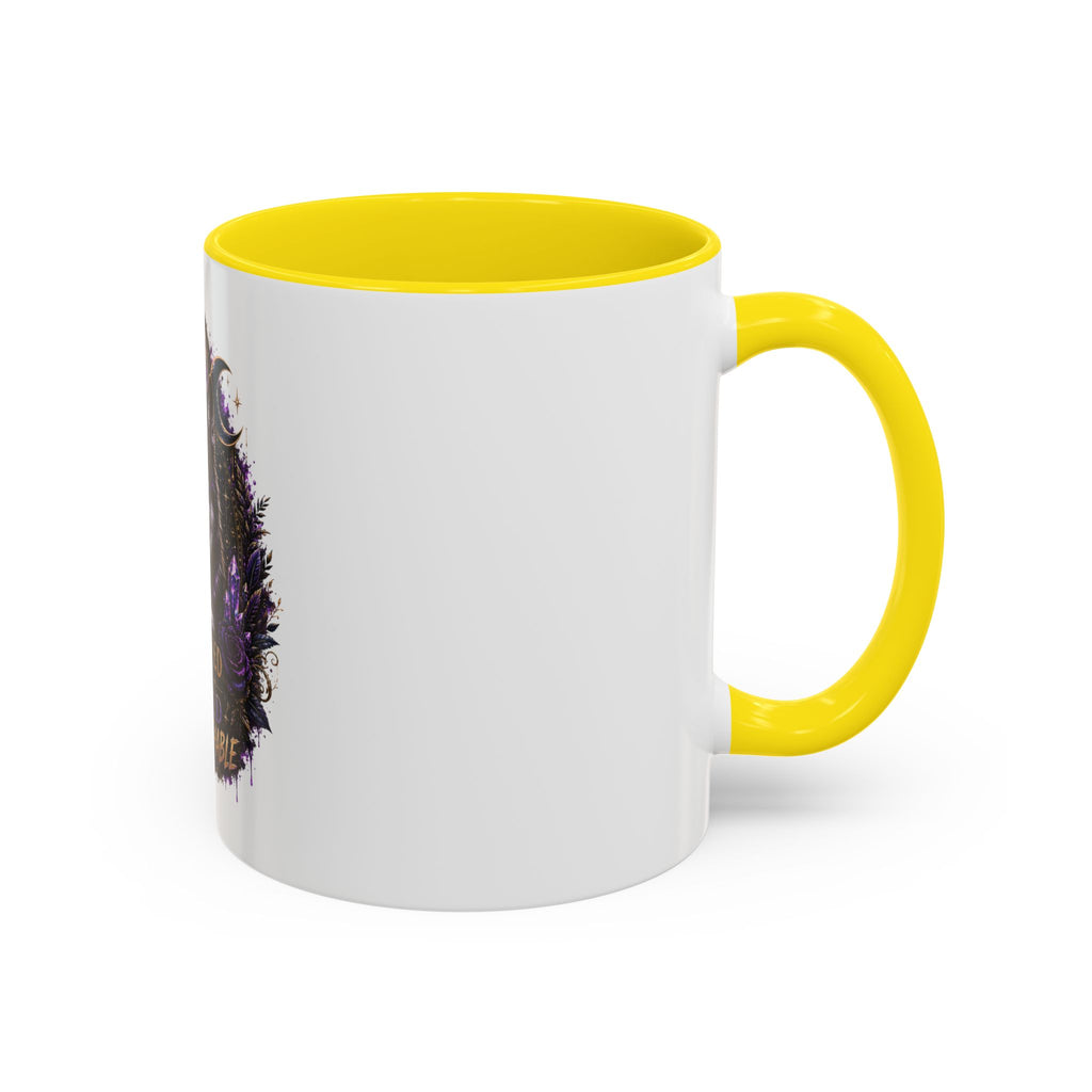 Protected, Guided & Unfuckwithable Wolf Coffee Mug — Spiritual Mystic Accent Mug (11/15oz)