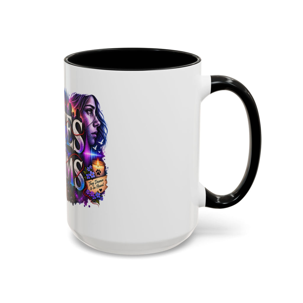 Voices for Victims Accent Coffee Mug – Advocacy & Support Ceramic Mug (11/15oz)
