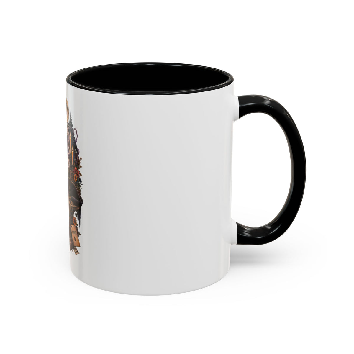 Witchy Halloween Coffee Mug – Spooky Seance Accent Mug (11/15oz)
