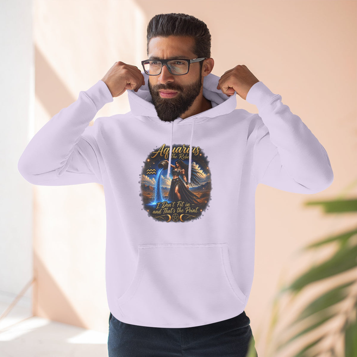 Aquarius Rebel Zodiac Hoodie