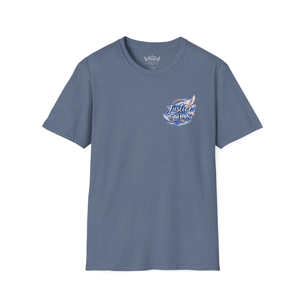 T-Shirt — "Justice for Ethan" " Your story still matters" Memorial Tee ( Angel Wing Edition)