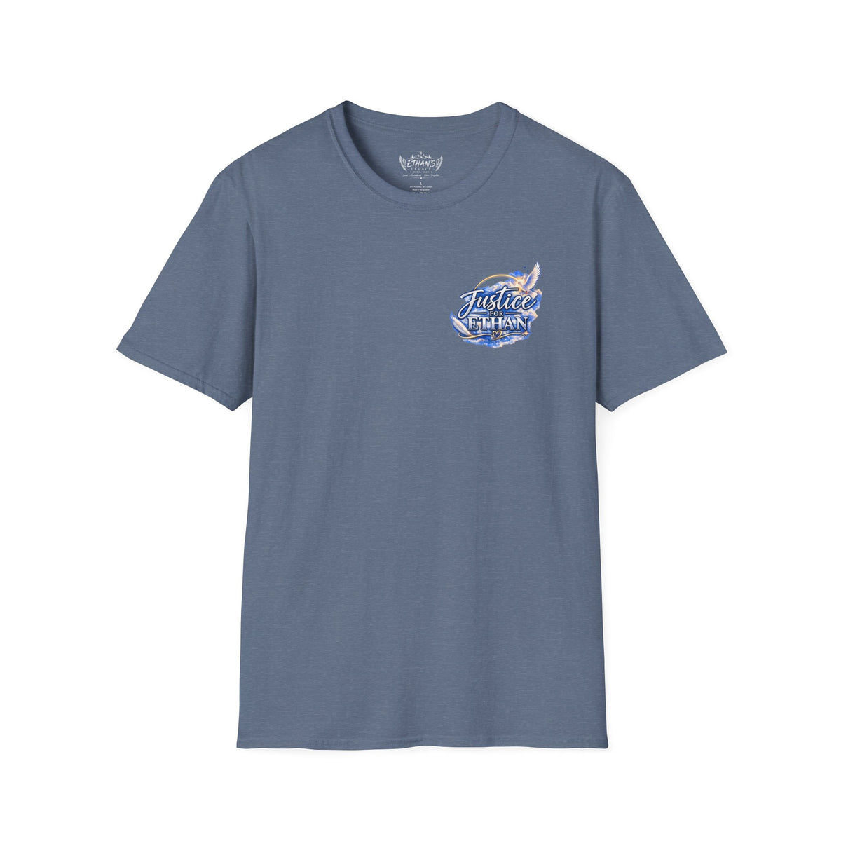 T-Shirt — "Justice for Ethan" " Your story still matters" Memorial Tee ( Angel Wing Edition)