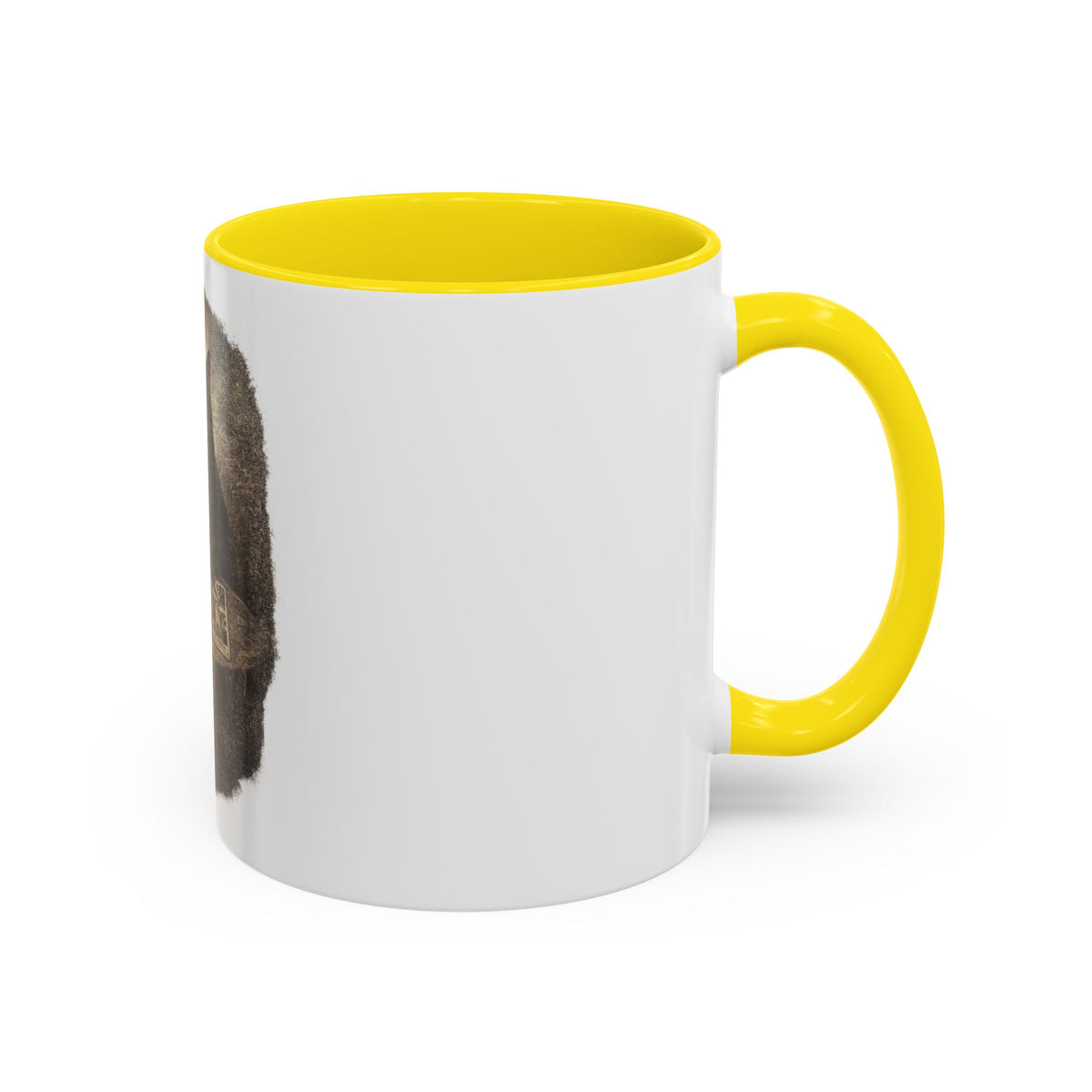Tarot Cat Accent Coffee Mug — Witchy Black Cat with Tarot Cards