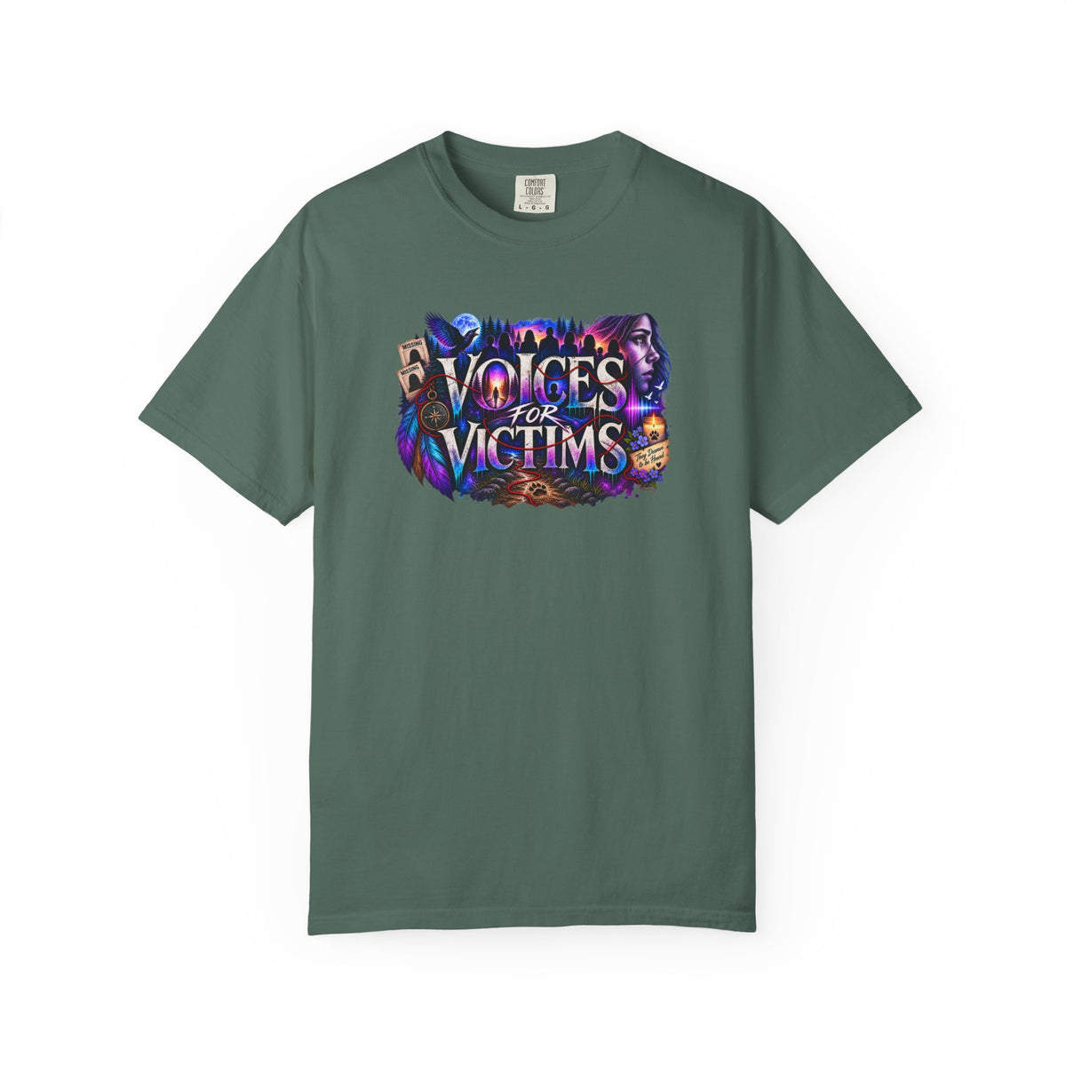 Voices for Victims Graphic T-Shirt — Support & Awareness Tee