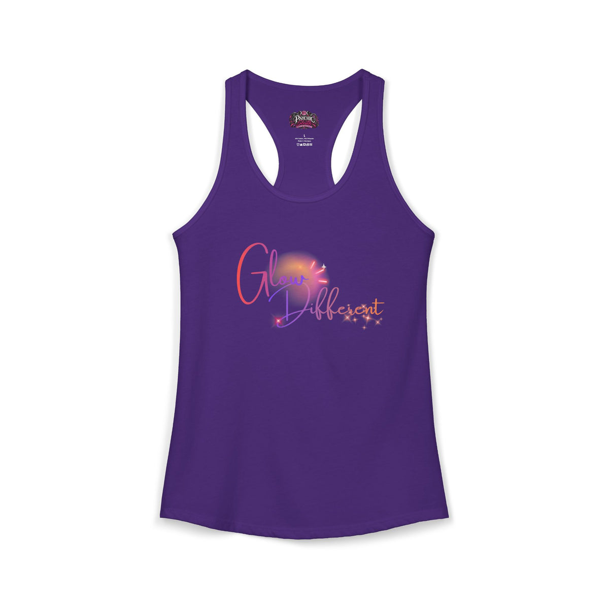 Glow Different Racerback Tank