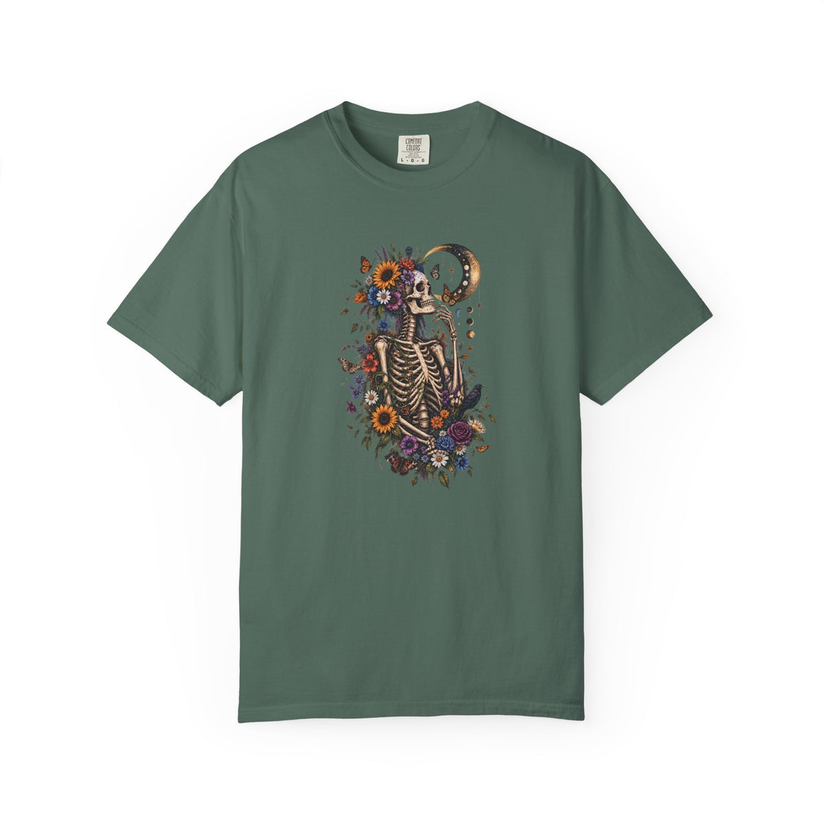 Floral Skeleton T-Shirt — Gothic Floral