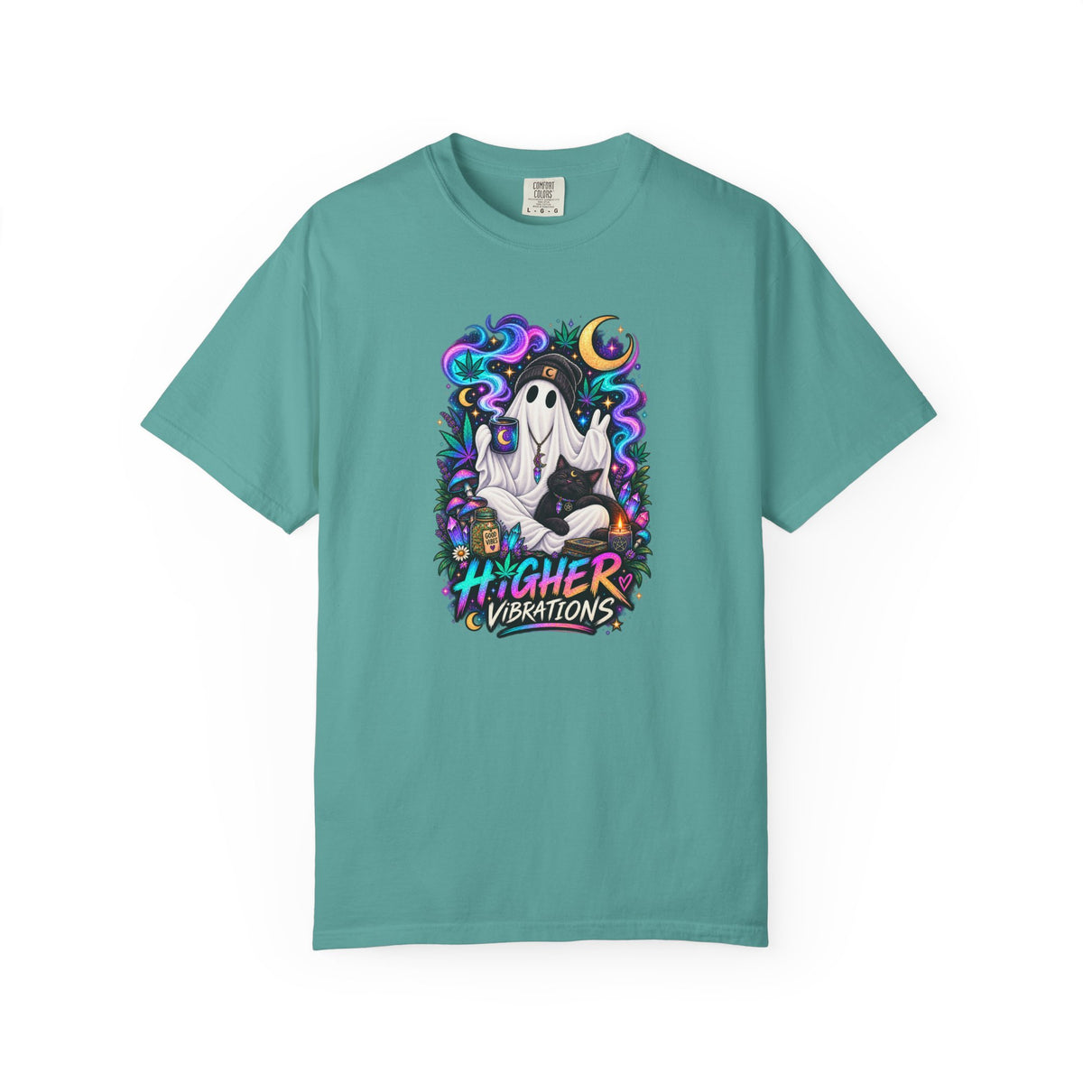 Higher Vibrations Ghost Graphic T-Shirt