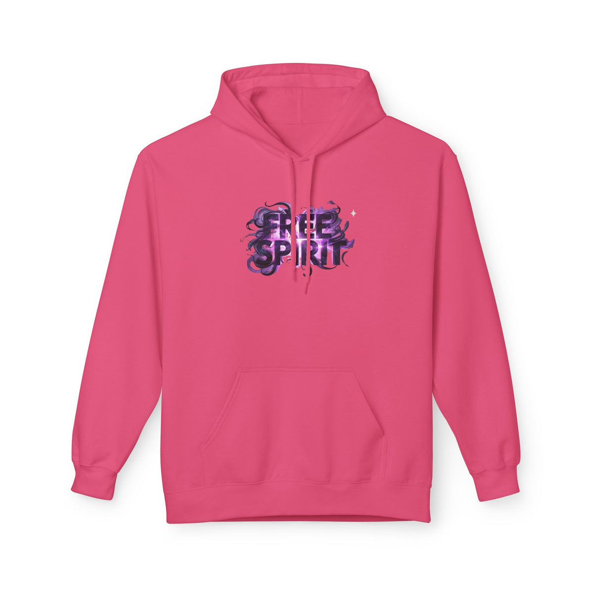 Free Spirit Hoodie — Purple Galaxy Wing Graphic Pullover