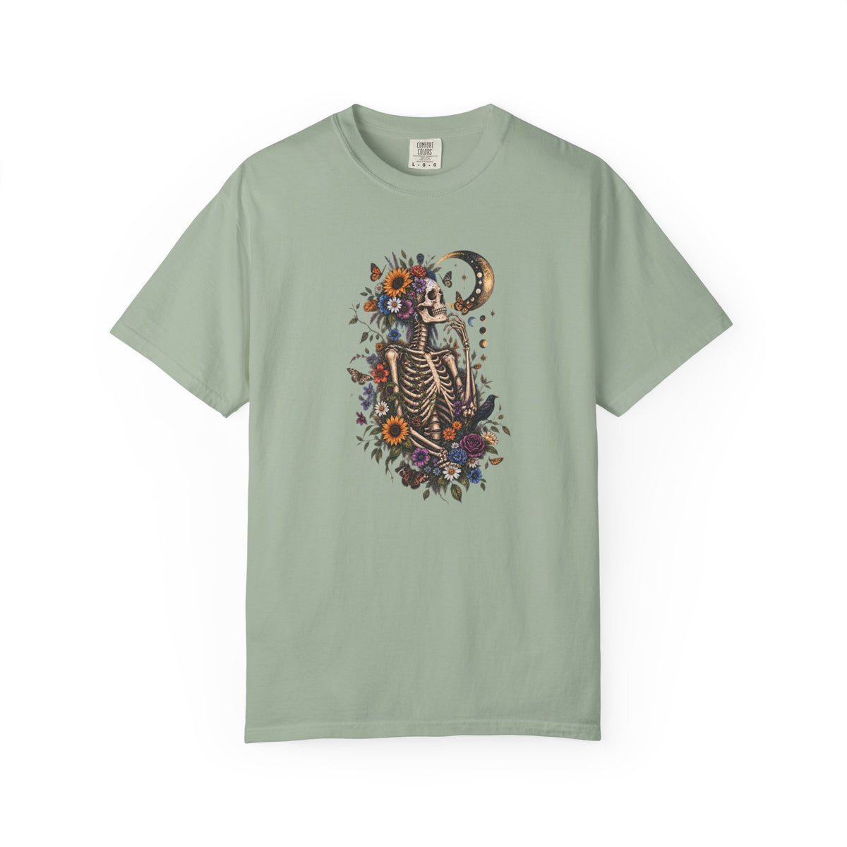 Floral Skeleton T-Shirt — Gothic Floral