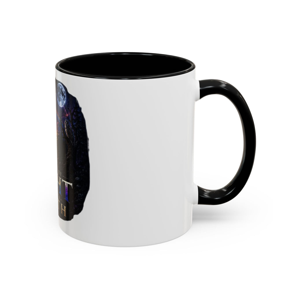 Guided by Light Coffee Mug — Inspirational Nature Moonrise Design (11/15oz) Advocacy mug