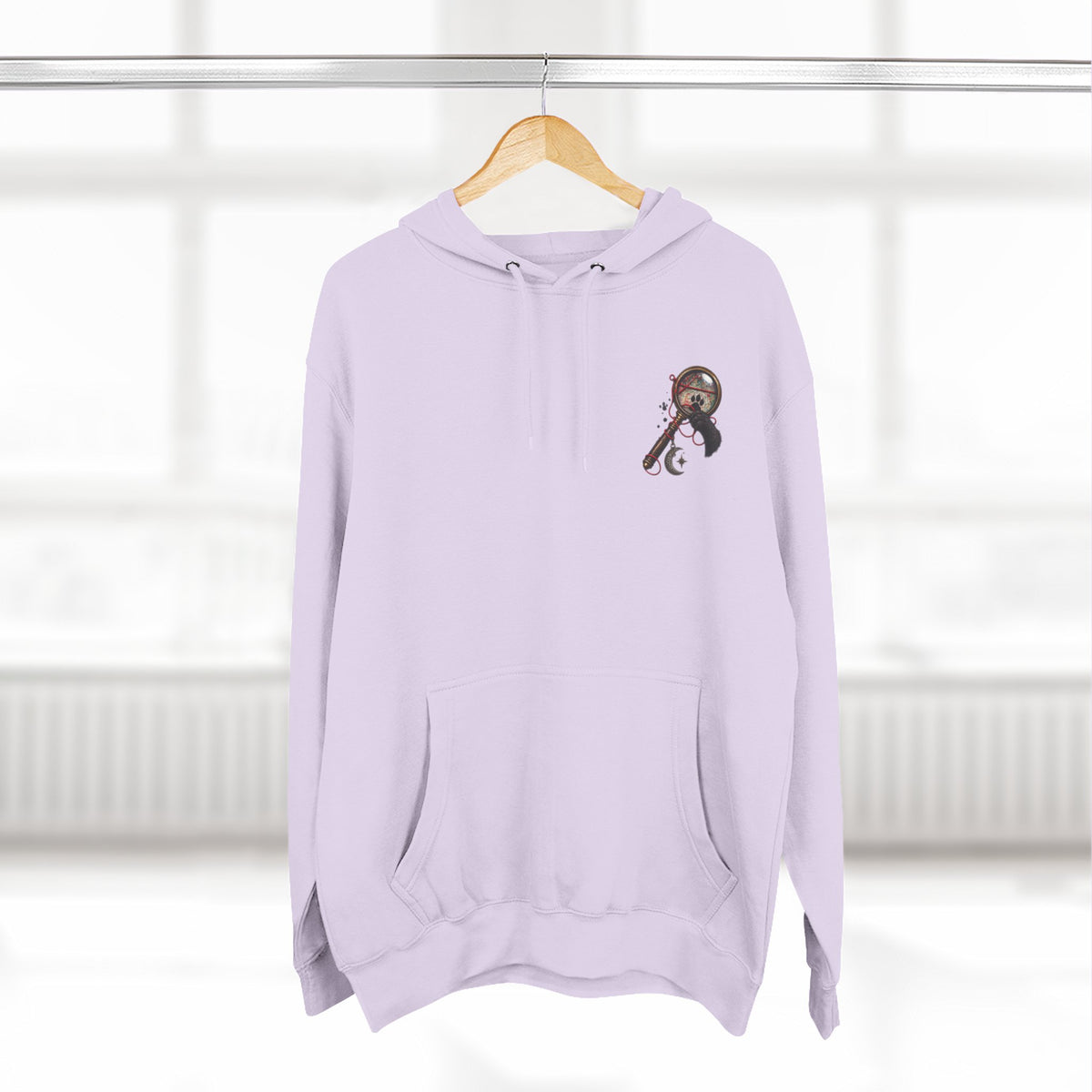 Detective Collage Hoodie — Vintage Mystery Photos & Magnifying Glass Graphic