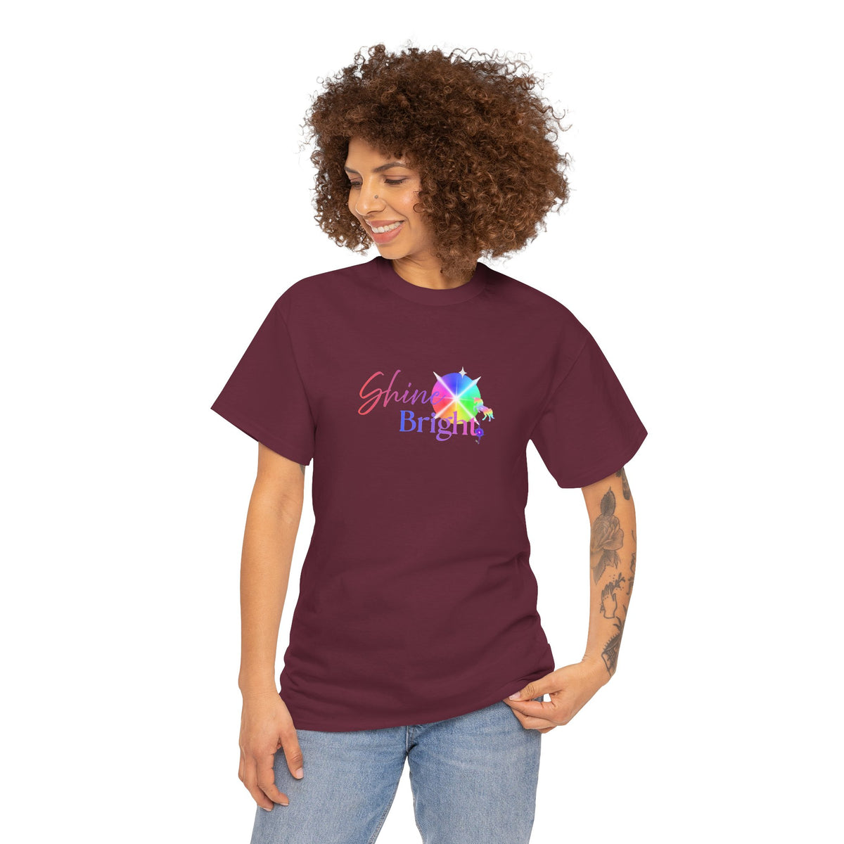Shine Bright Pastel Graphic Tee