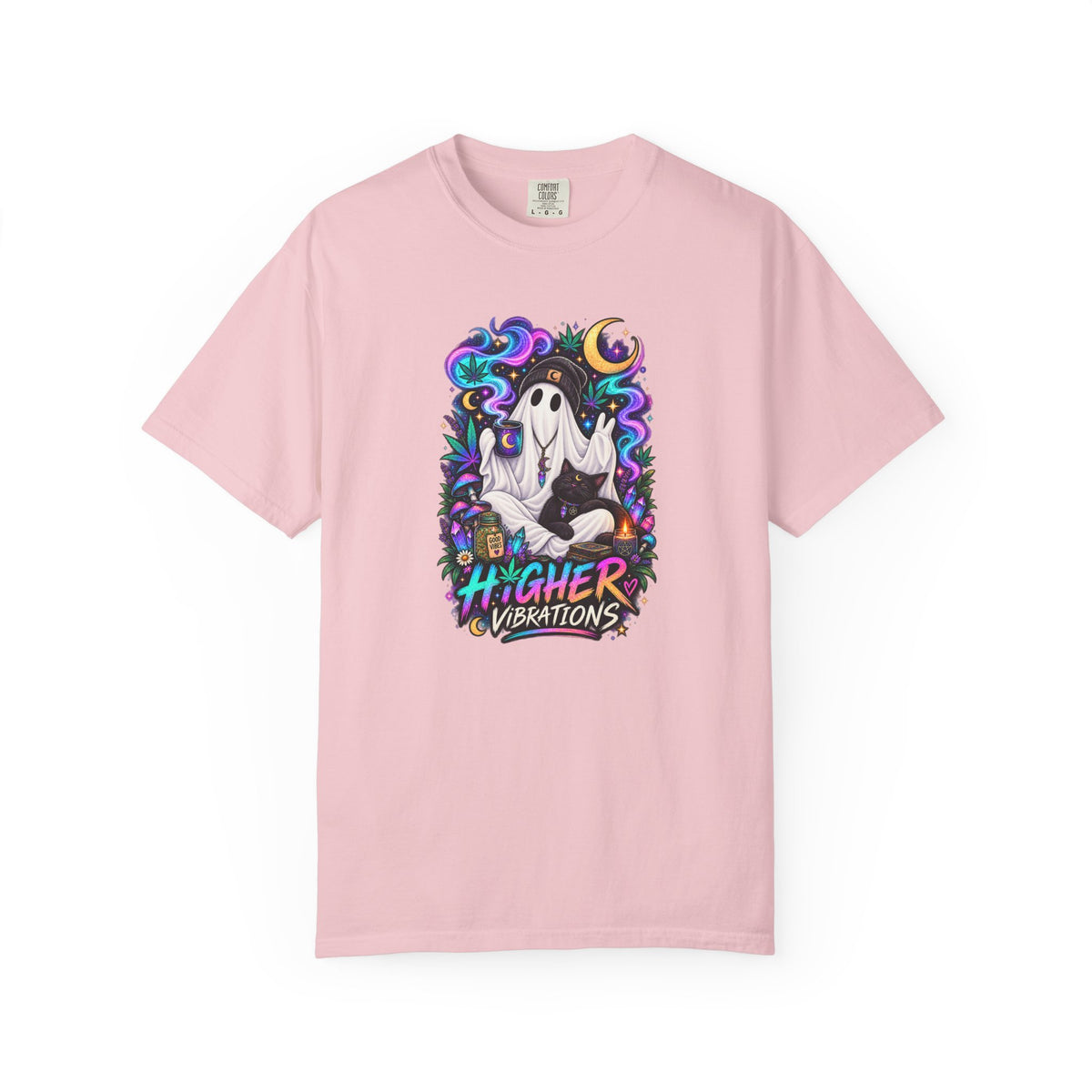 Higher Vibrations Ghost Graphic T-Shirt