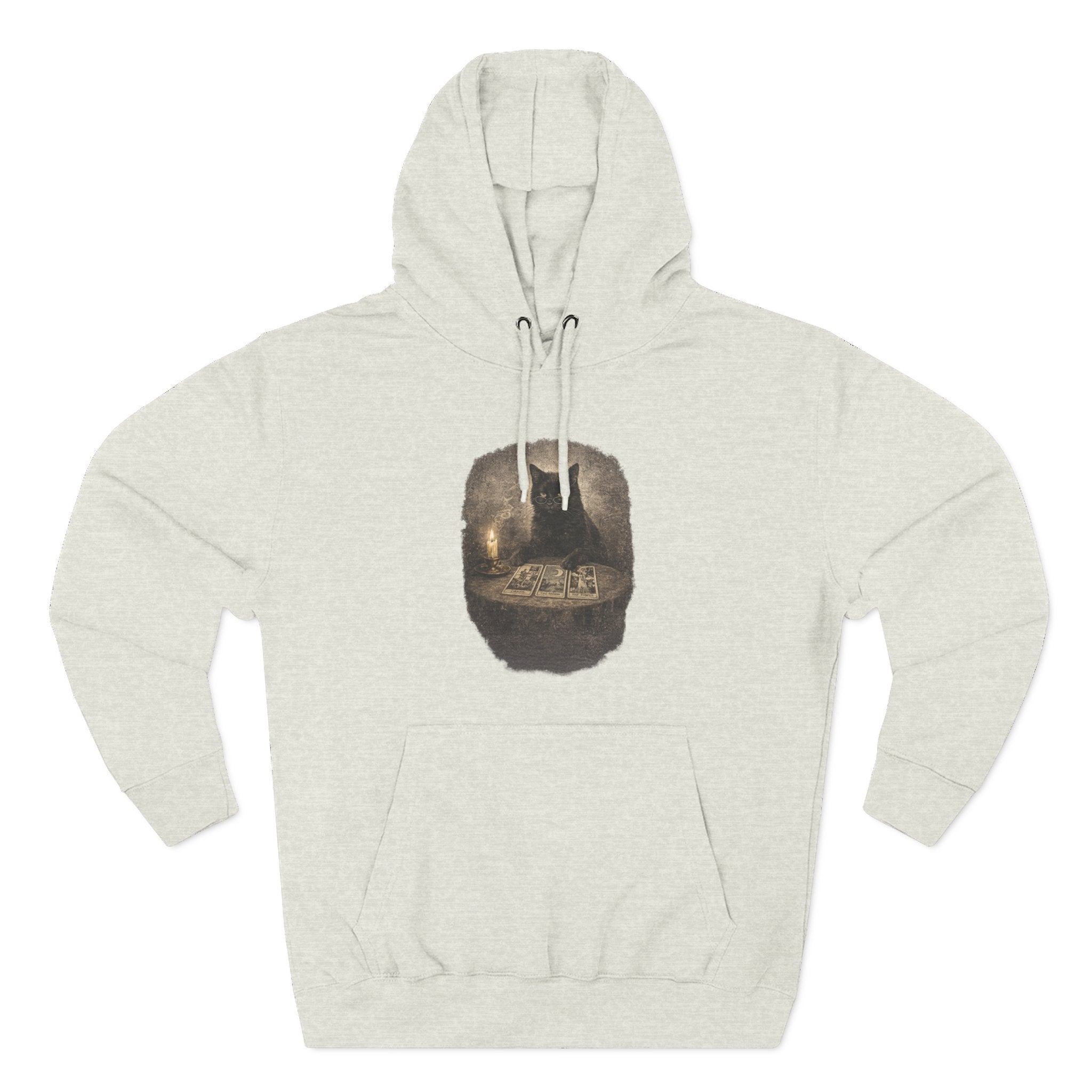Tarot Black Cat Pull Over Hoodie