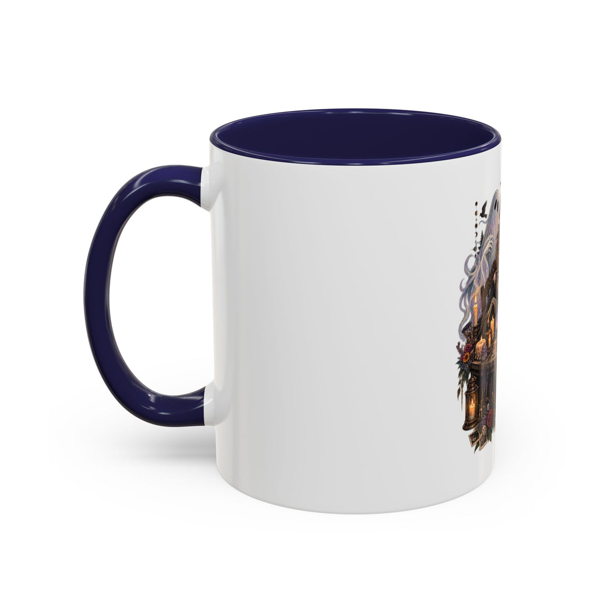 Witchy Halloween Coffee Mug – Spooky Seance Accent Mug (11/15oz)