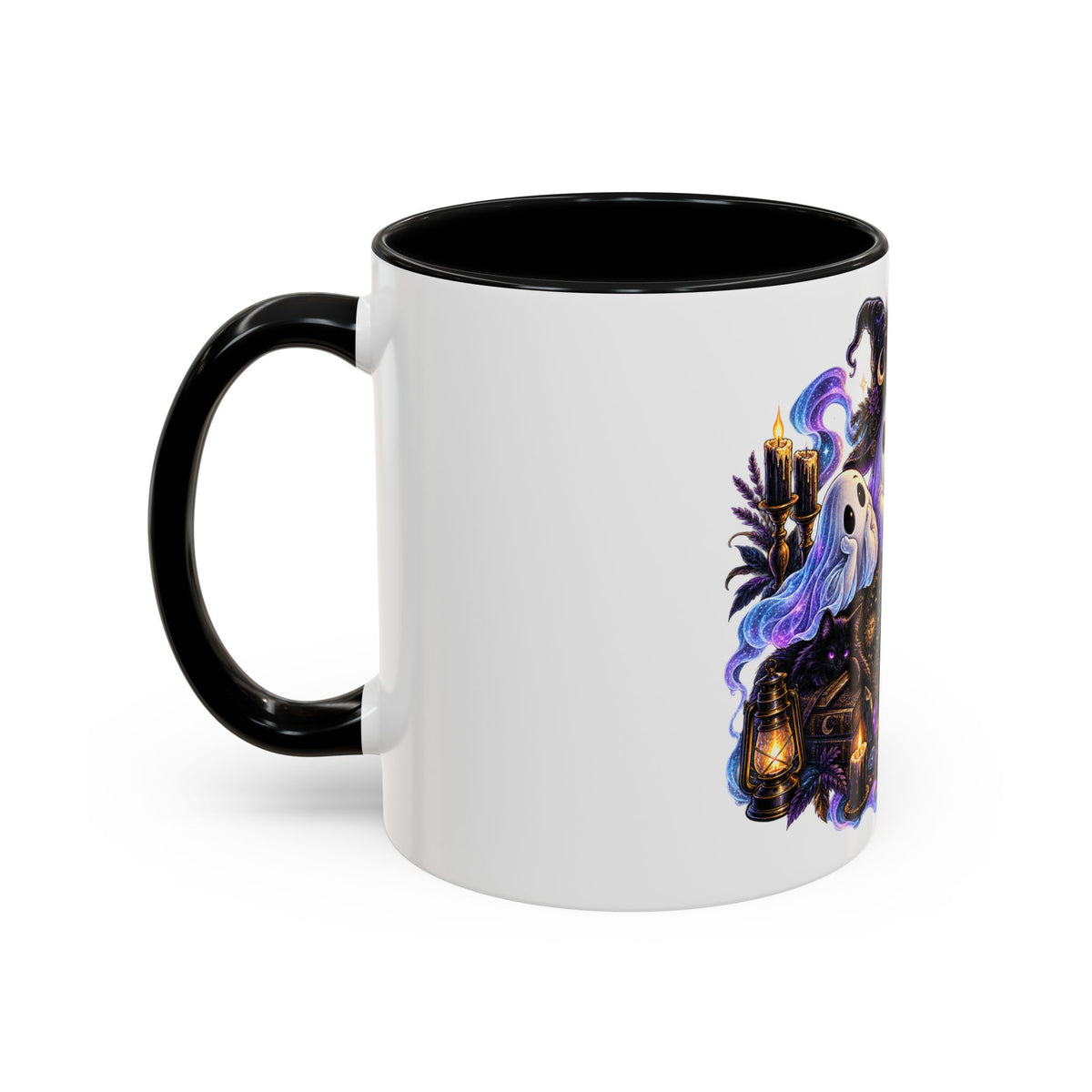 Halloween Ghost Ouija Accent Coffee Mug (11/15oz)