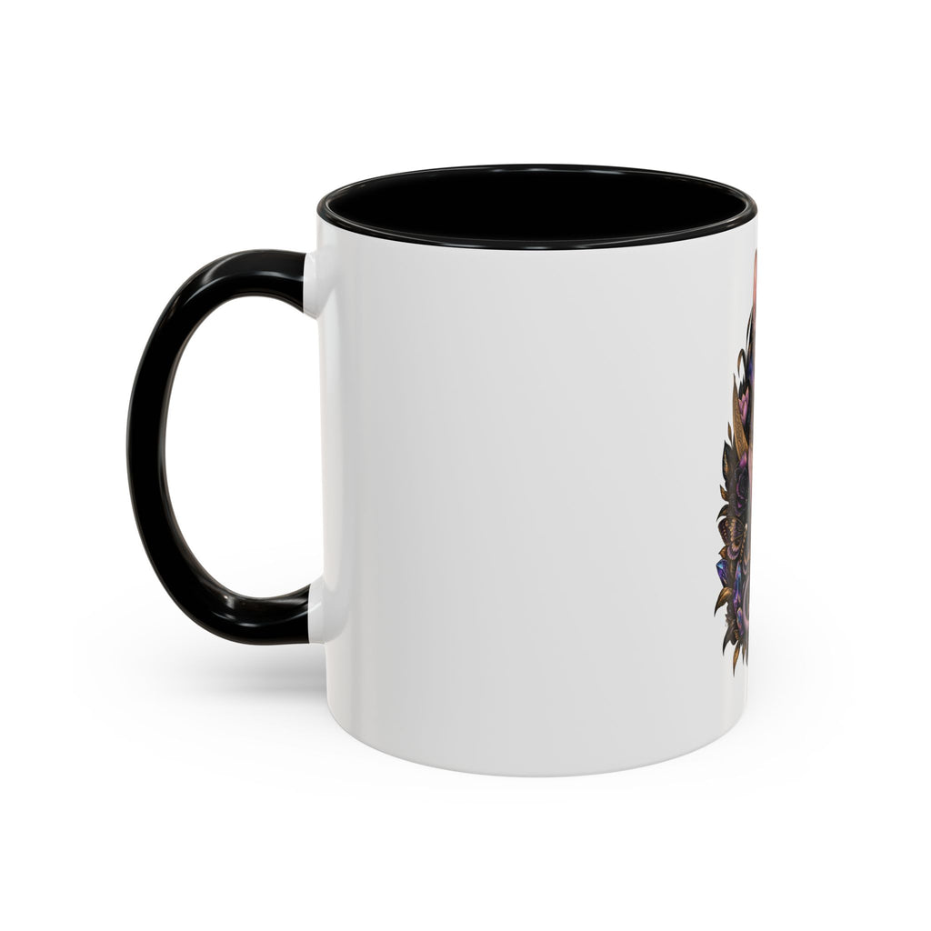 Mystic Sphynx Cat Coffee Mug — Magical Moon & Floral Accent (11/15 oz)