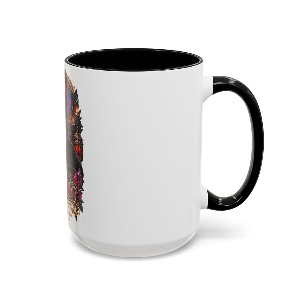 Scorpio Zodiac Black Cat Accent Coffee Mug – Astrology Gift (11oz & 15oz)