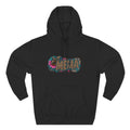 MEMA Leopard Floral Heat Hoodie — Cozy Fleece Pullover with Leopard & Flowers Design