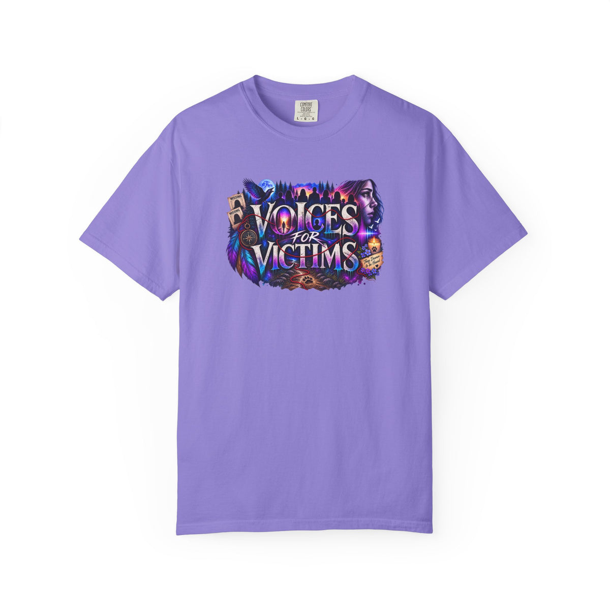 Voices for Victims Graphic T-Shirt — Support & Awareness Tee