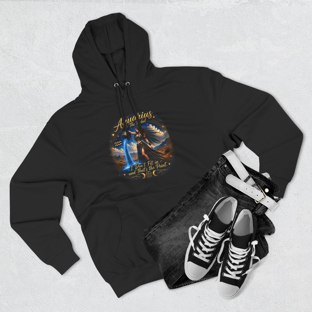Aquarius Rebel Zodiac Hoodie