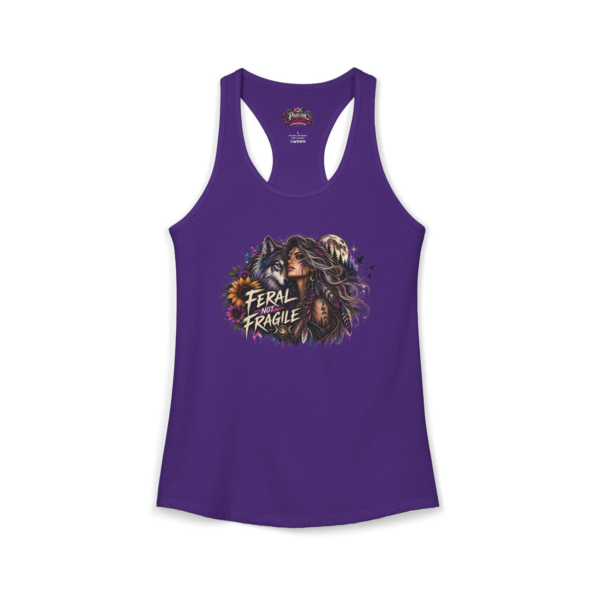 Feral Not Fragile Native Woman Wolf Edition