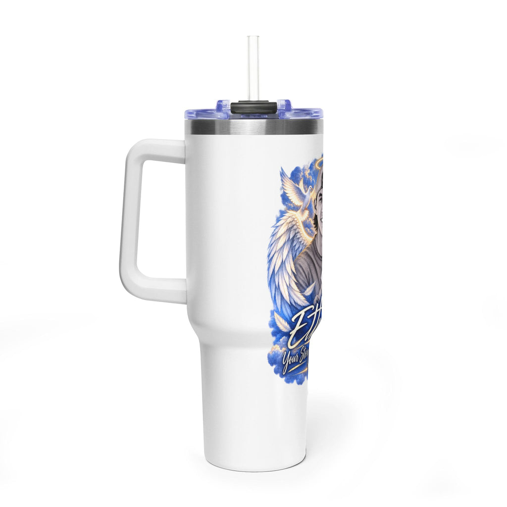 Memorial 40oz Tumbler — Personalized 'Ethan' Angel Wings Keepsake