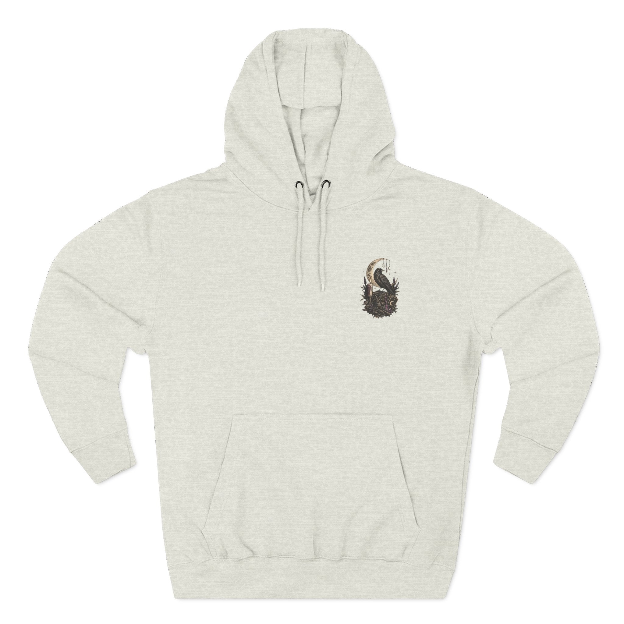 Witchy Trio Graphic Hoodie – 'Girls Will Be Girls' Vintage Moonback Sweatshirt