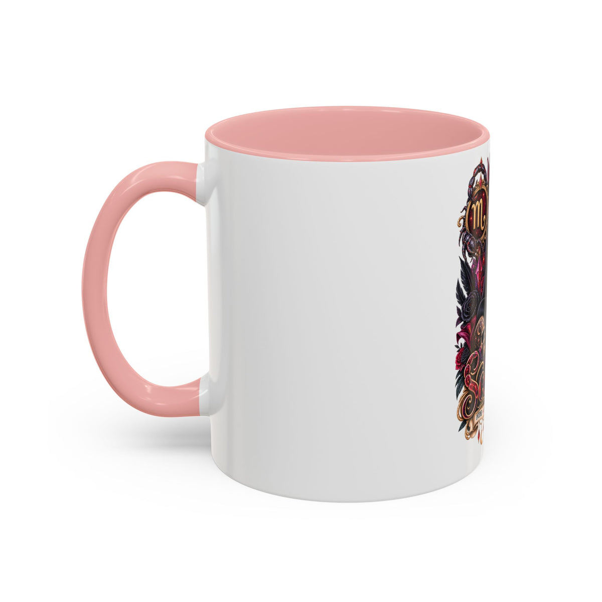 Scorpio Zodiac Black Cat Accent Coffee Mug – Astrology Gift (11oz & 15oz)