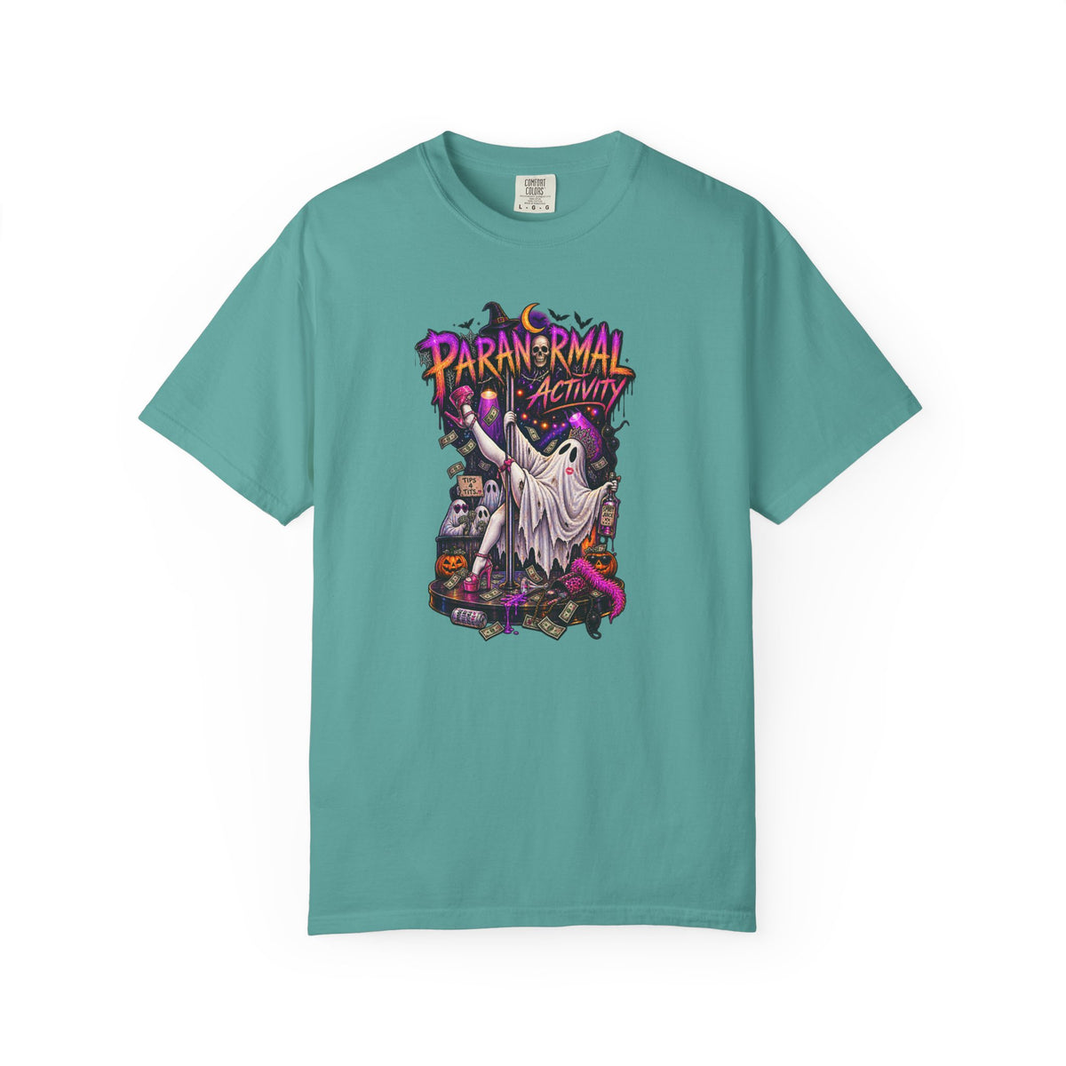 Paranormal Activity Ghost T-Shirt= Halloween ghost tee