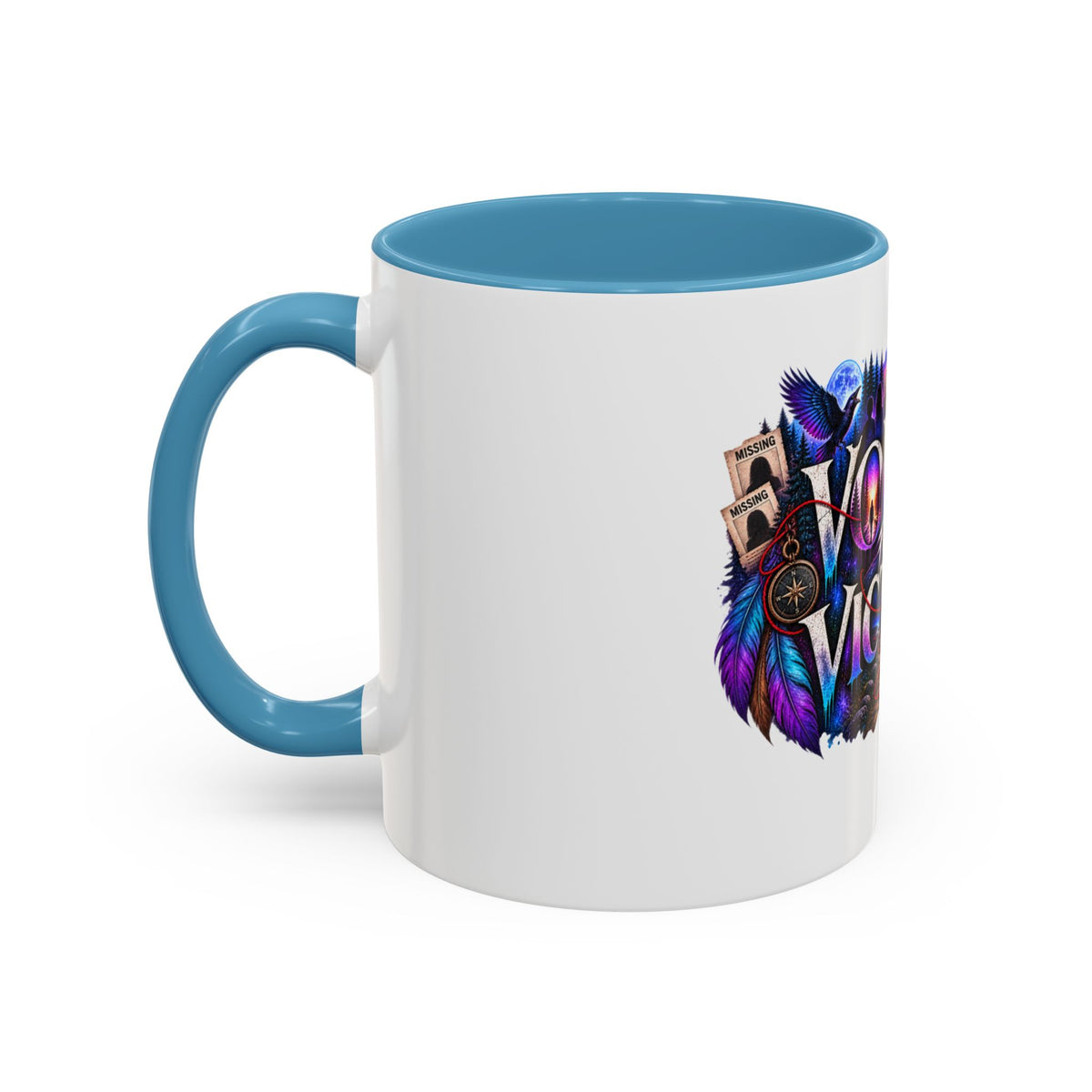 Voices for Victims Accent Coffee Mug – Advocacy & Support Ceramic Mug (11/15oz)