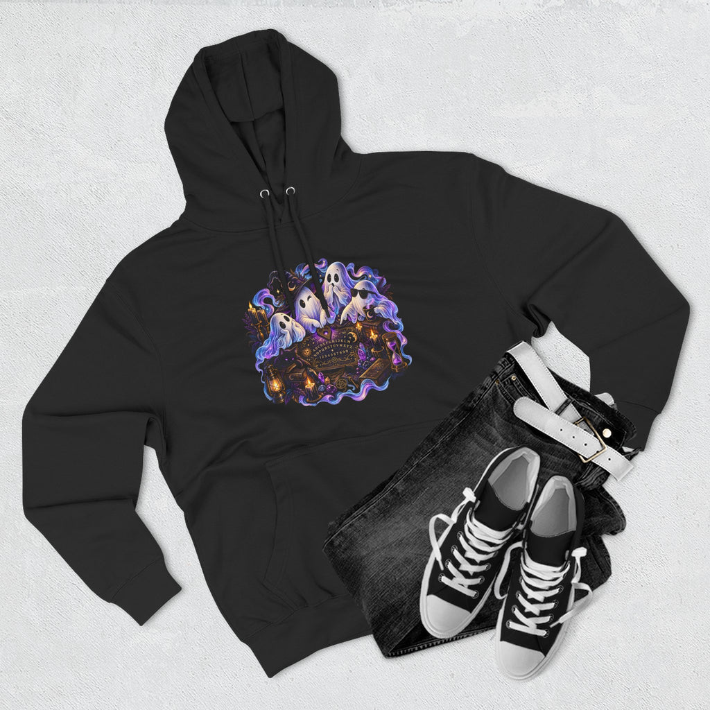 Funny Ghosts with Spirit Board Hoodie — Halloween Ghosts & Haunted Night Pullover