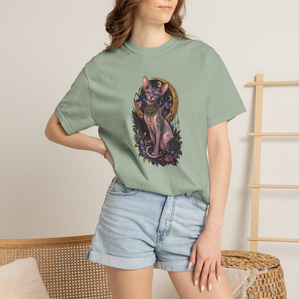Egyptian Sphynx Moon cat Graphic T-Shirt