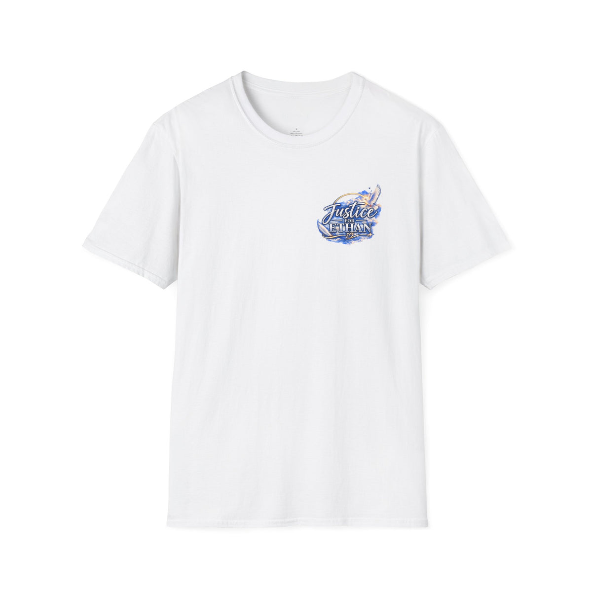 T-Shirt — "Justice for Ethan" " Your story still matters" Memorial Tee ( Angel Wing Edition)