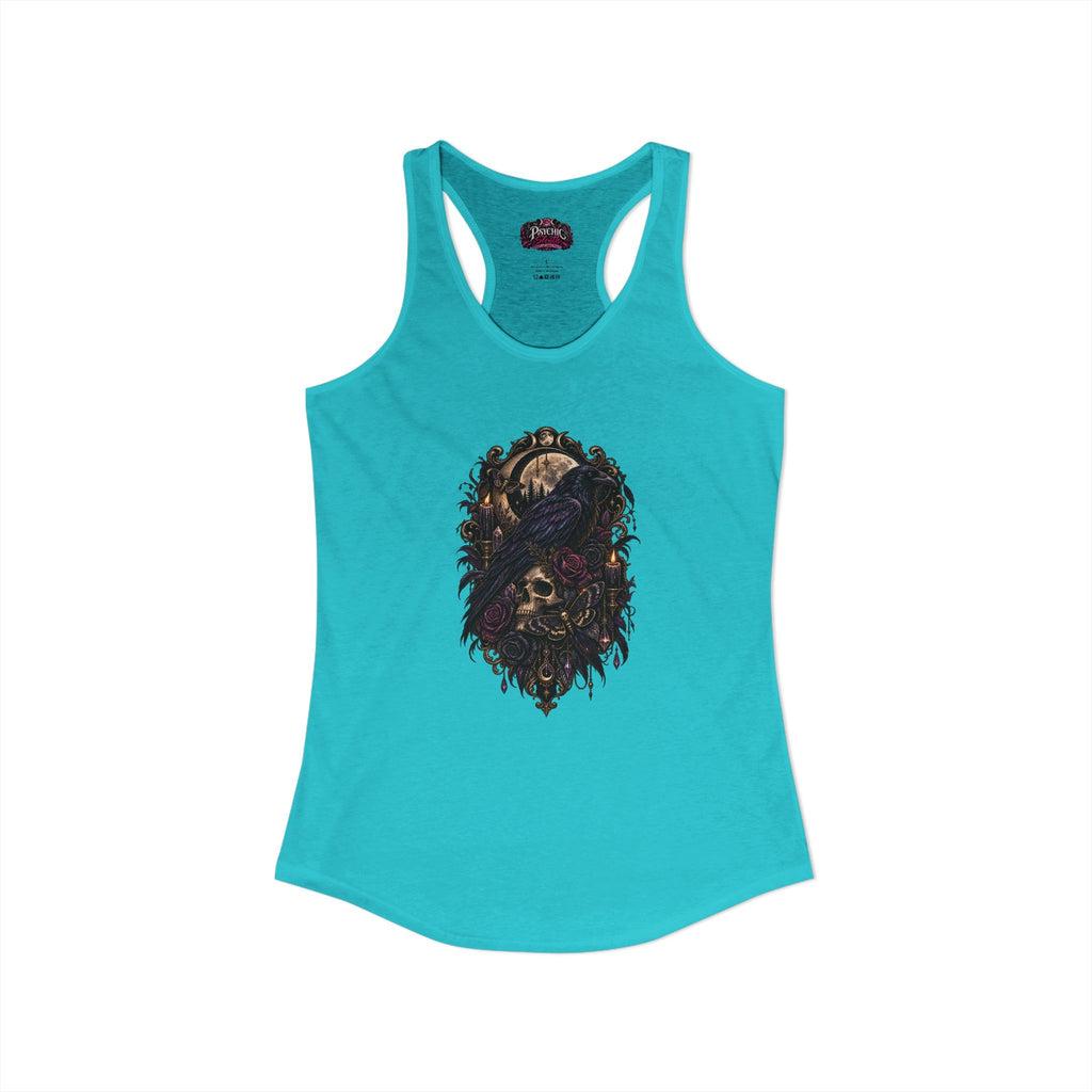 Raven Skeleton Goth Tank