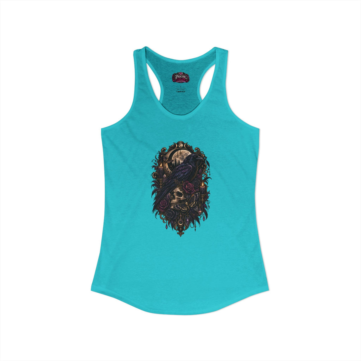 Raven Skeleton Goth Tank